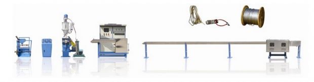 Extruder Line Of Wire Rope/Colored Light Wire