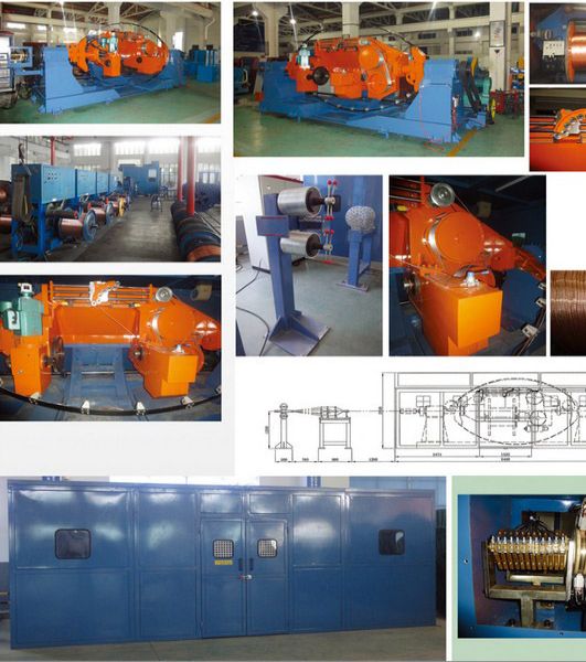 The Picture Of D Type Double Twisting Machine